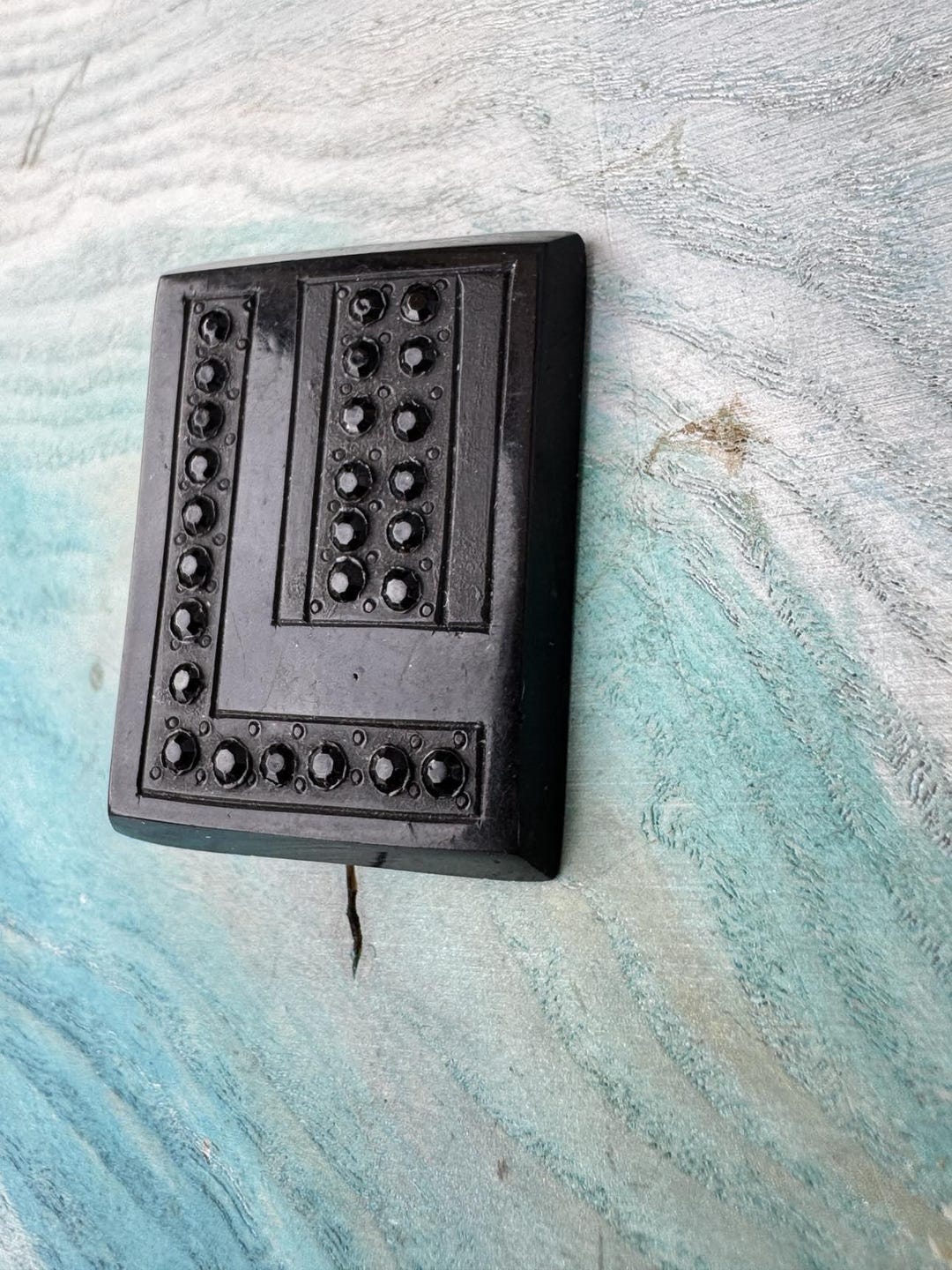 Broche Art Déco Années 1920 En Bakélite - Bijou Français Vintage - Occasion