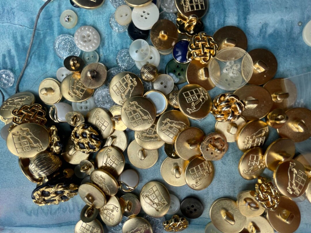 Lot De 5 Boutons-sifflets Vintage En Bakélite Noir - Diamètre 26.5 Mm, Années 40