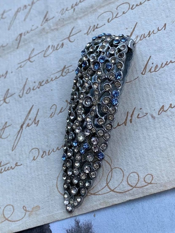 Broche / Clip Foulard Style ART DÉCO - Bijou Occasion élégant