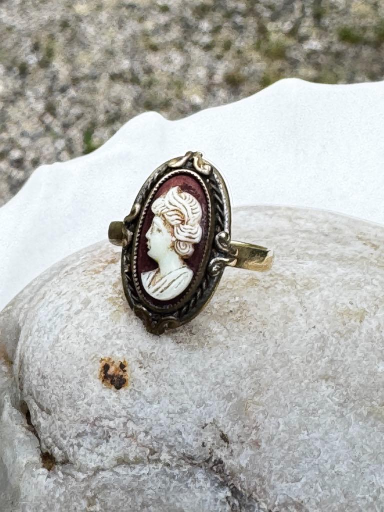 Cameo Ring Watch - Etsy