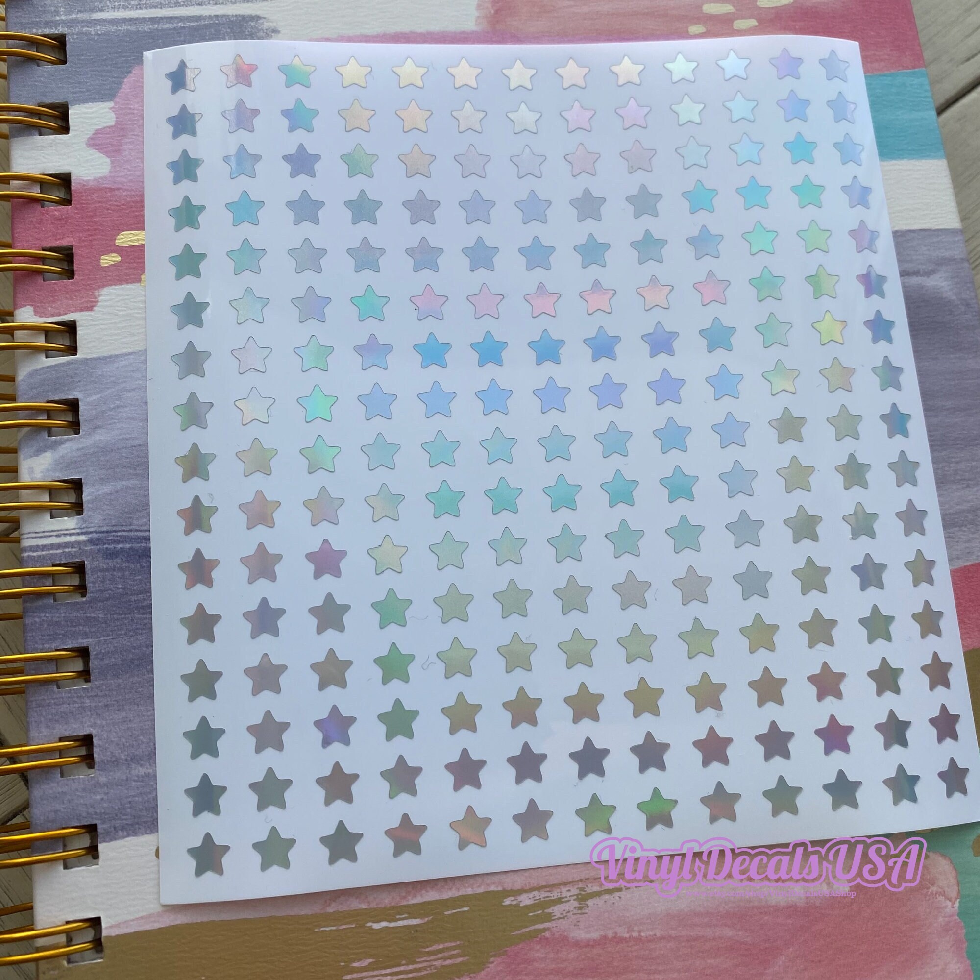 930Pcs Mini Star Stickers for Scrapbooking, 15 Sheets Small