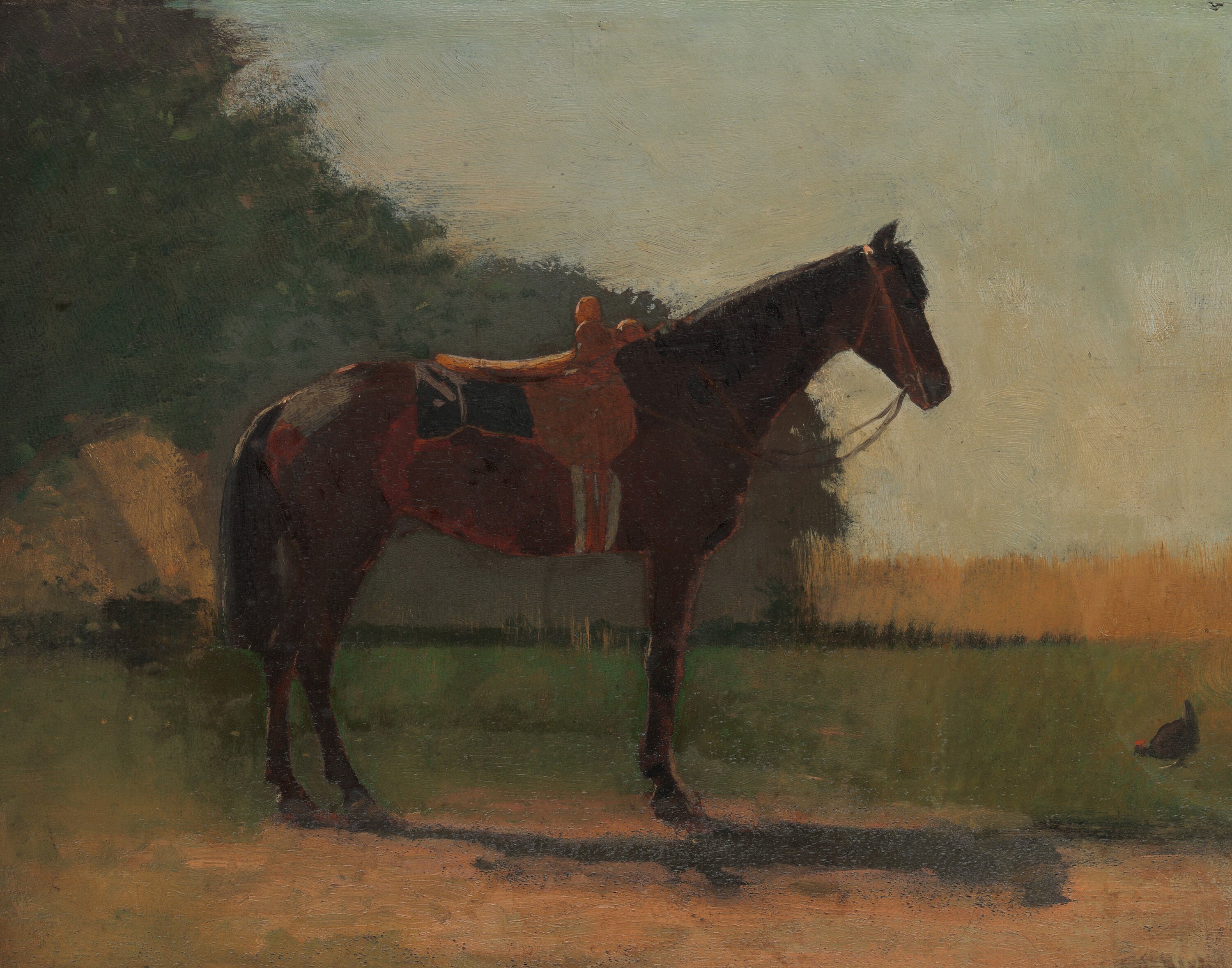 Saddle Horse Instant Digital Download Vintage Oil Painting Etsy Singapore