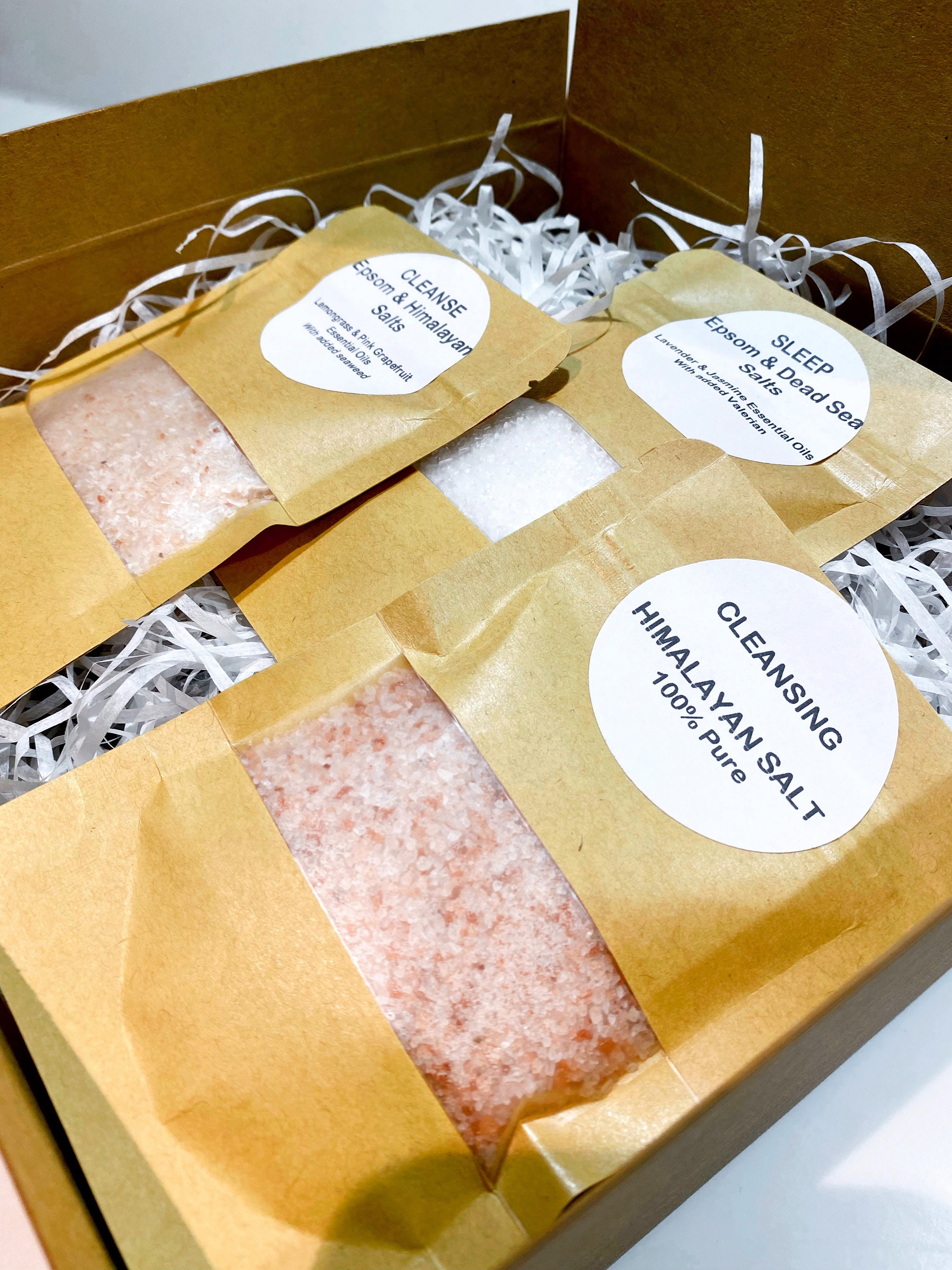 Natural Bath Salts, Vegan Friendly, Himalayan Salt, Epsoms Salt, Dead