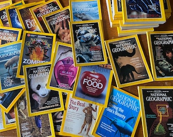 Lot of 4 - National Geographic 1970's-2020's Magazines