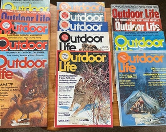 Vintage Outdoor & Hunting Magazines for Crafting - Lot of 5