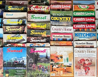 Magazines for Collaging 80s - Lot of 5