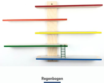 Tonie Regal - Toniebox Regal - Toniesregal – magnetisch – Musikbox-Regal - // Regenbogen //