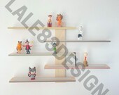 Magnetisches Tonie Edurino Regal Holz in Greige – Sanfte Farbtöne Handgefertigt Kinderzimmer Aufbewahrung für Tonie Figuren, Kindgerecht
