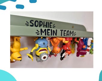 Tonie shelf, magnetic shelf, children's room storage, metal wall shelf for Tonie figures – decorative, practical, individually adjustable