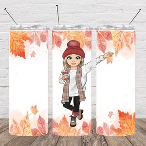 Fille d'automne. Paquet de trois.