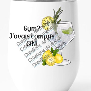 GyM j'avais compris GIN