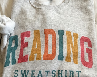 Reading Sweatshirt, Cozy Reading Sweatshirt, Bookish Sweatshirt, Book Sweatshirt, Reading Cozy Sweatshirt