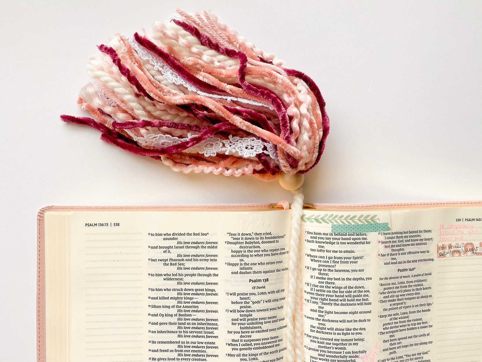 Tassel Bookmark Bible Bookmark Chunky Tassel Boho Etsy