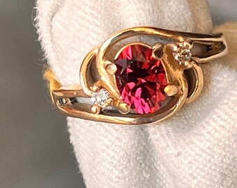Umbalit Granat besetzt mit Diamanten