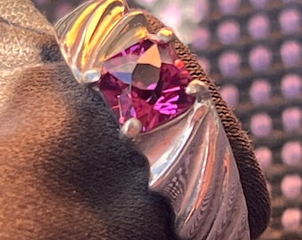 Rhodolith Granat Ring Cut Eckig Eckig