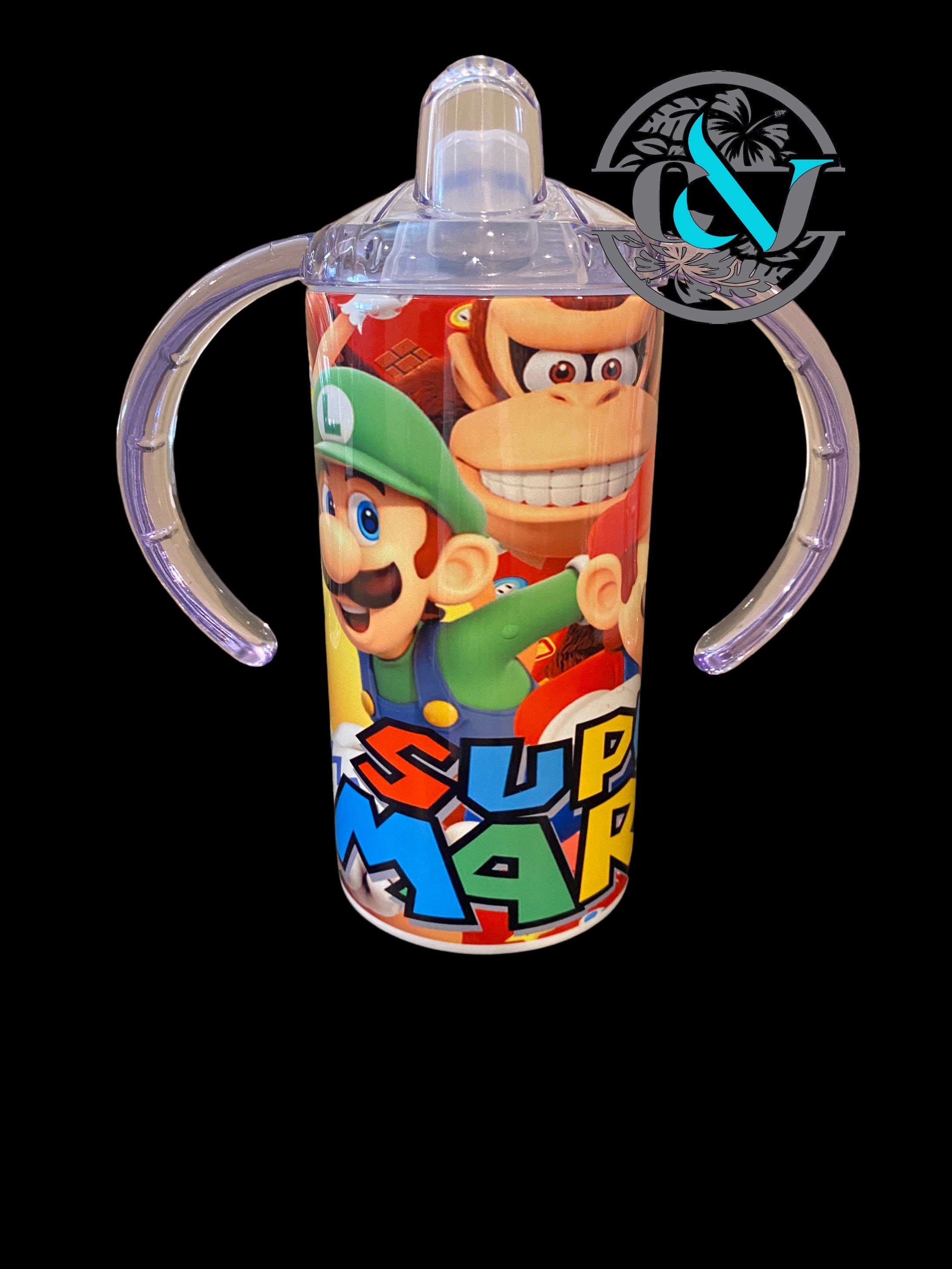 Super Mario Bros 16oz Travel Cup with Straw Toynk Exclusive