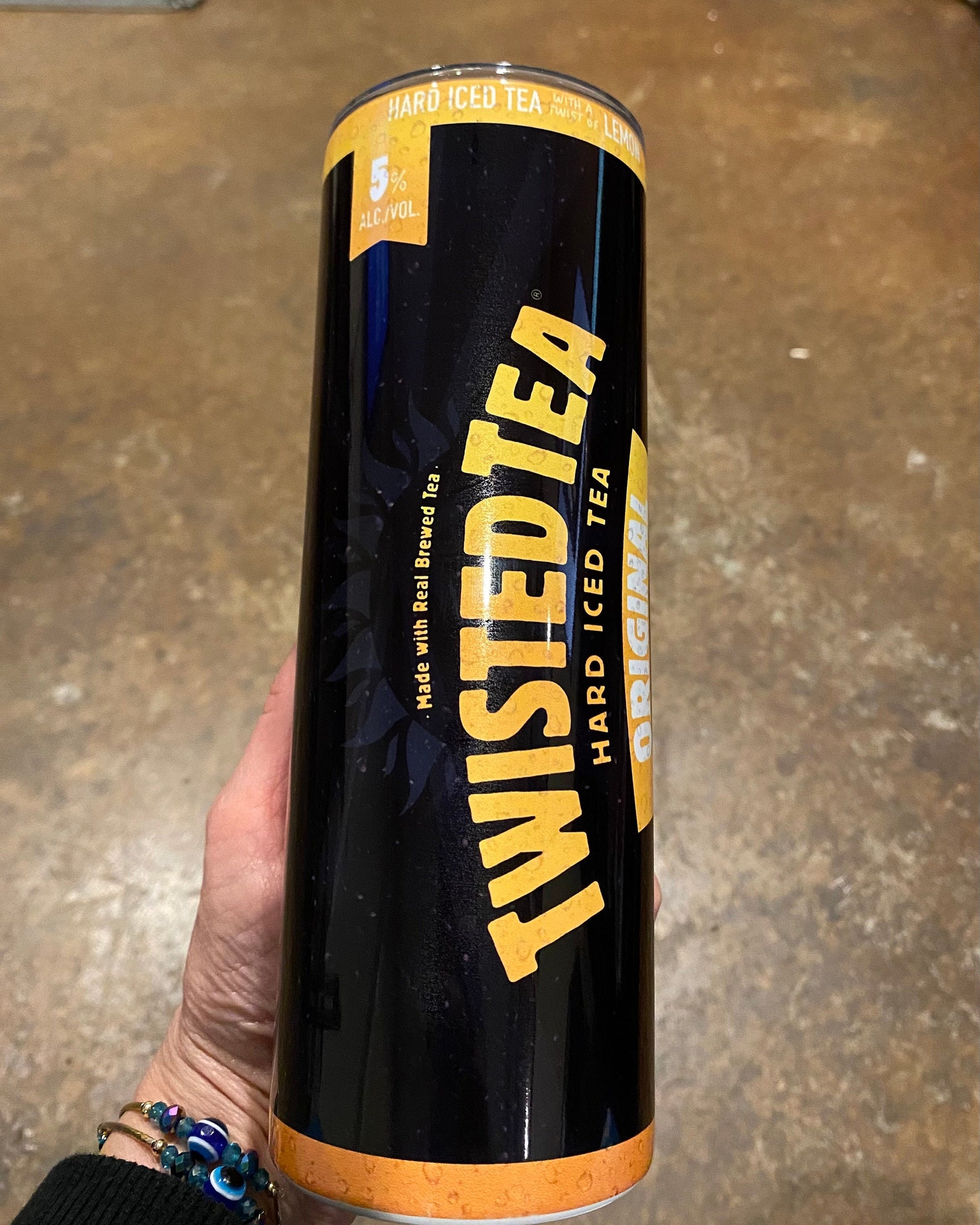 Gold Twisted Tea 20oz Tumbler Etsy