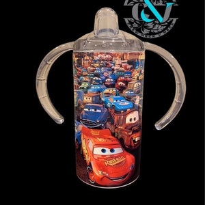 Cars 12oz Sippy Cup 2-lids Straw Included.