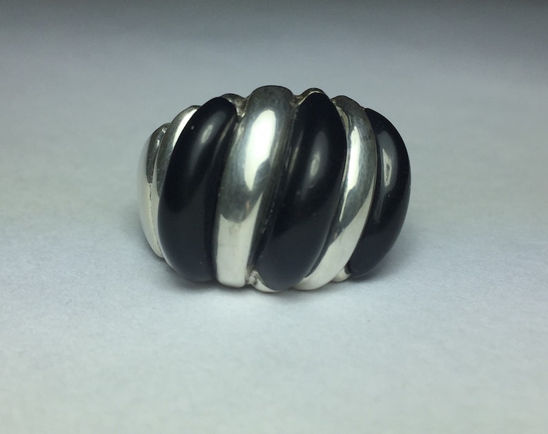 Sterling Silver Onyx Ring