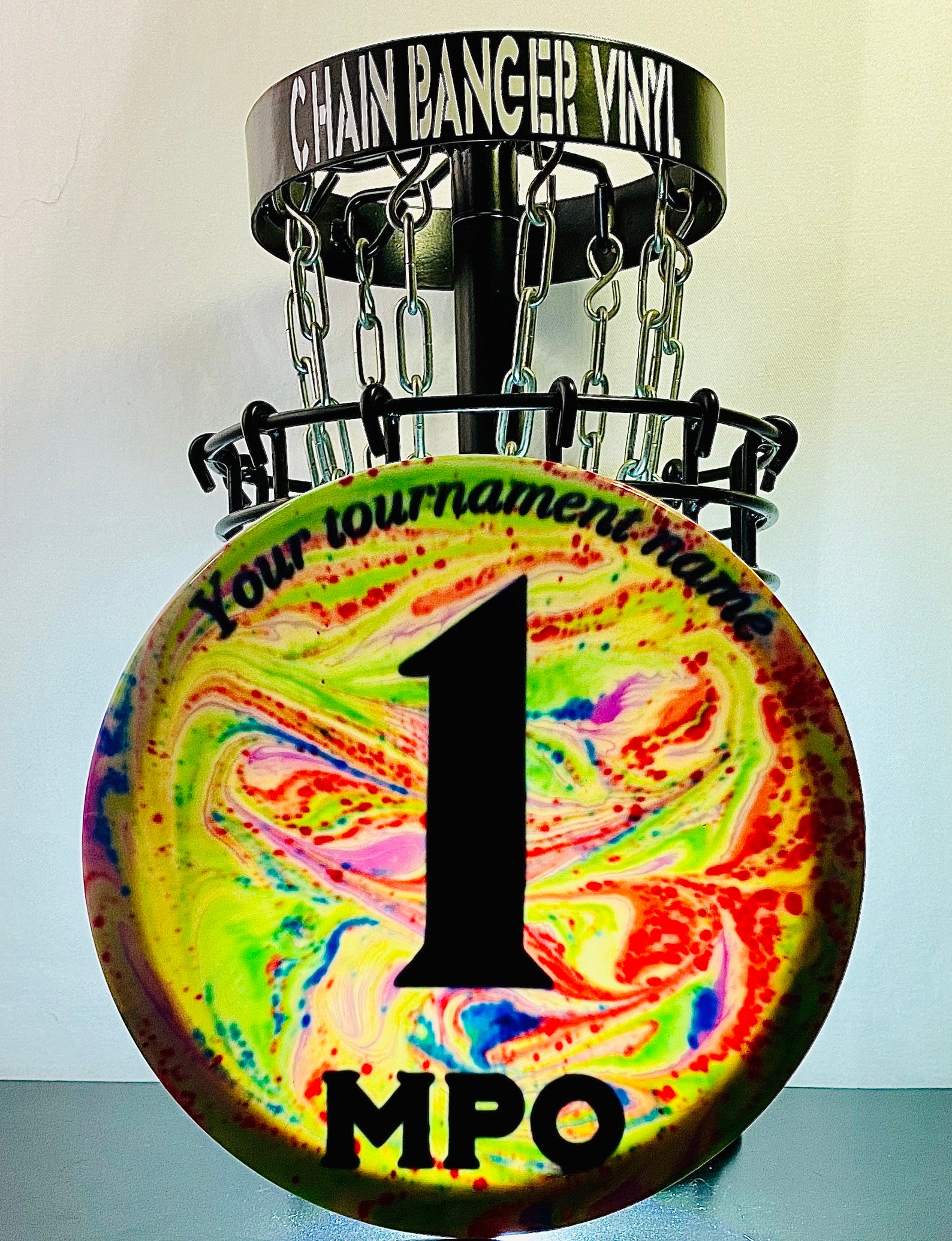 Disc Golf Tournament Trophy Disc Custom Etsy