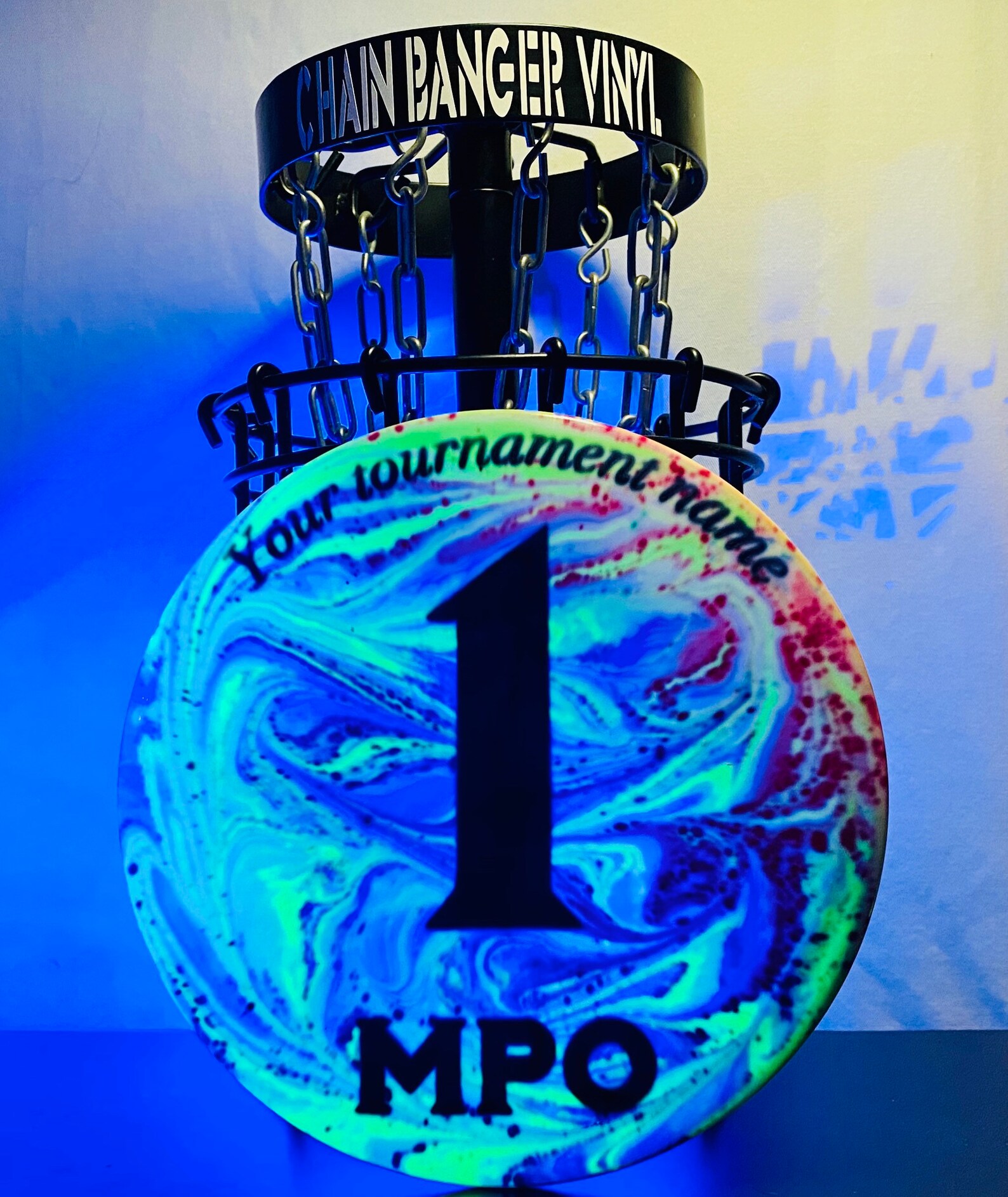 Disc Golf Tournament Trophy Disc Custom Etsy