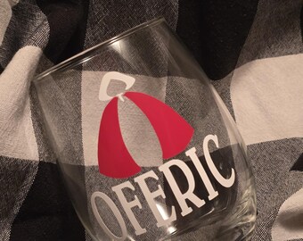 OFNAME GLASS-OFFRED-Handmaid-Handmaiden-Handmaid's Tale-Blessed Be The Fruit-Christmas-Birthday-Wine Glass-Coffee Cup