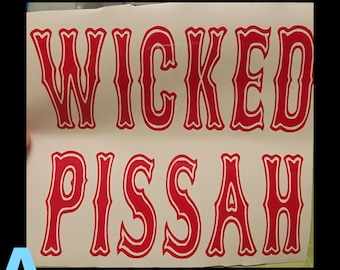 WICKED PISSAH Decal