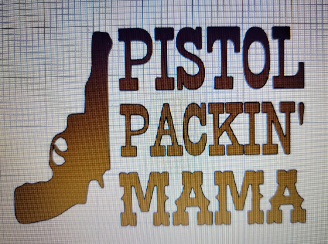 Pistol Packin' Mama Decal-2nd Amendment-second - Etsy