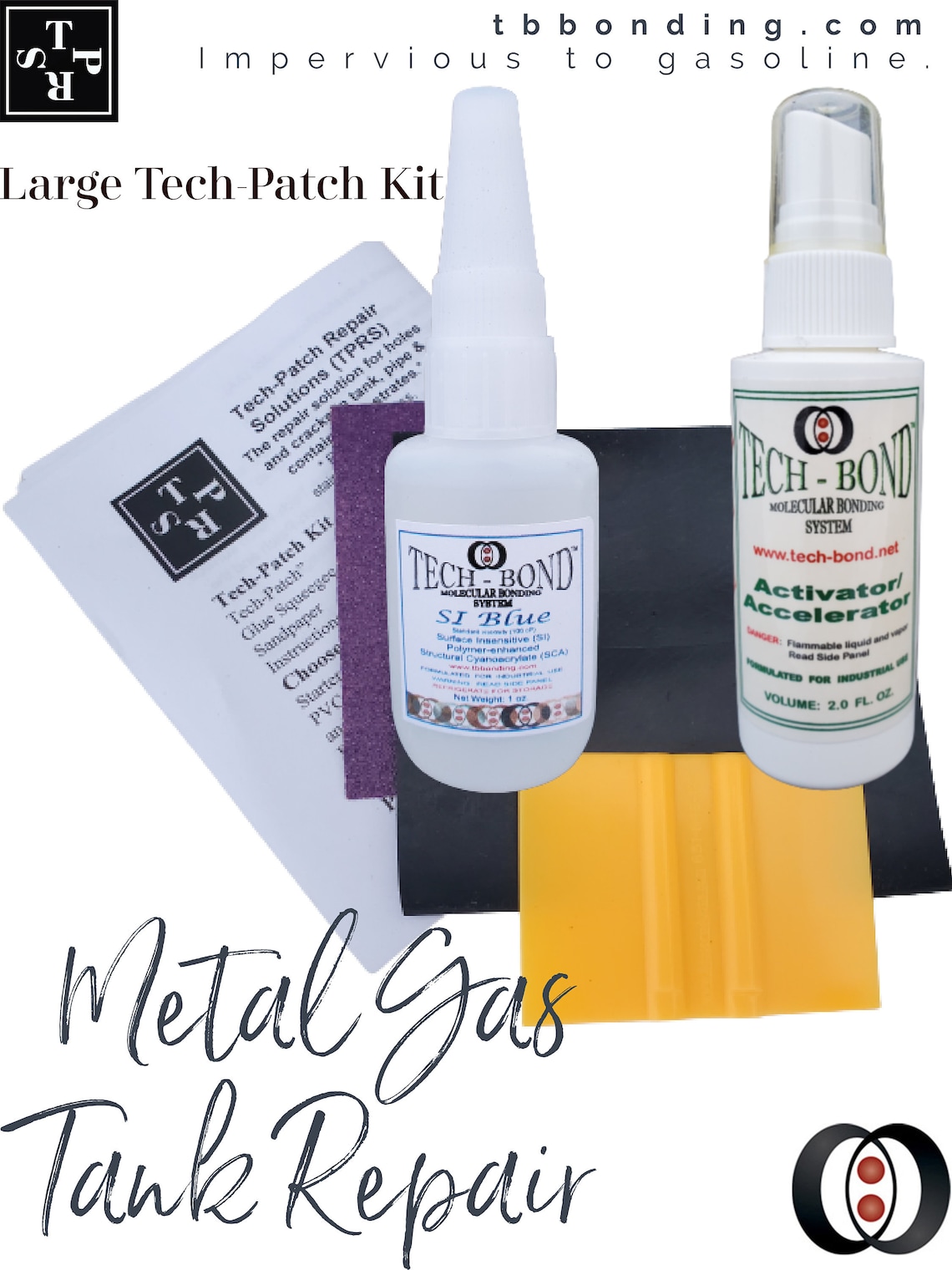 Metal Gas Tank Repair Kit Tech Patch With Economy Starter Kit | Etsy