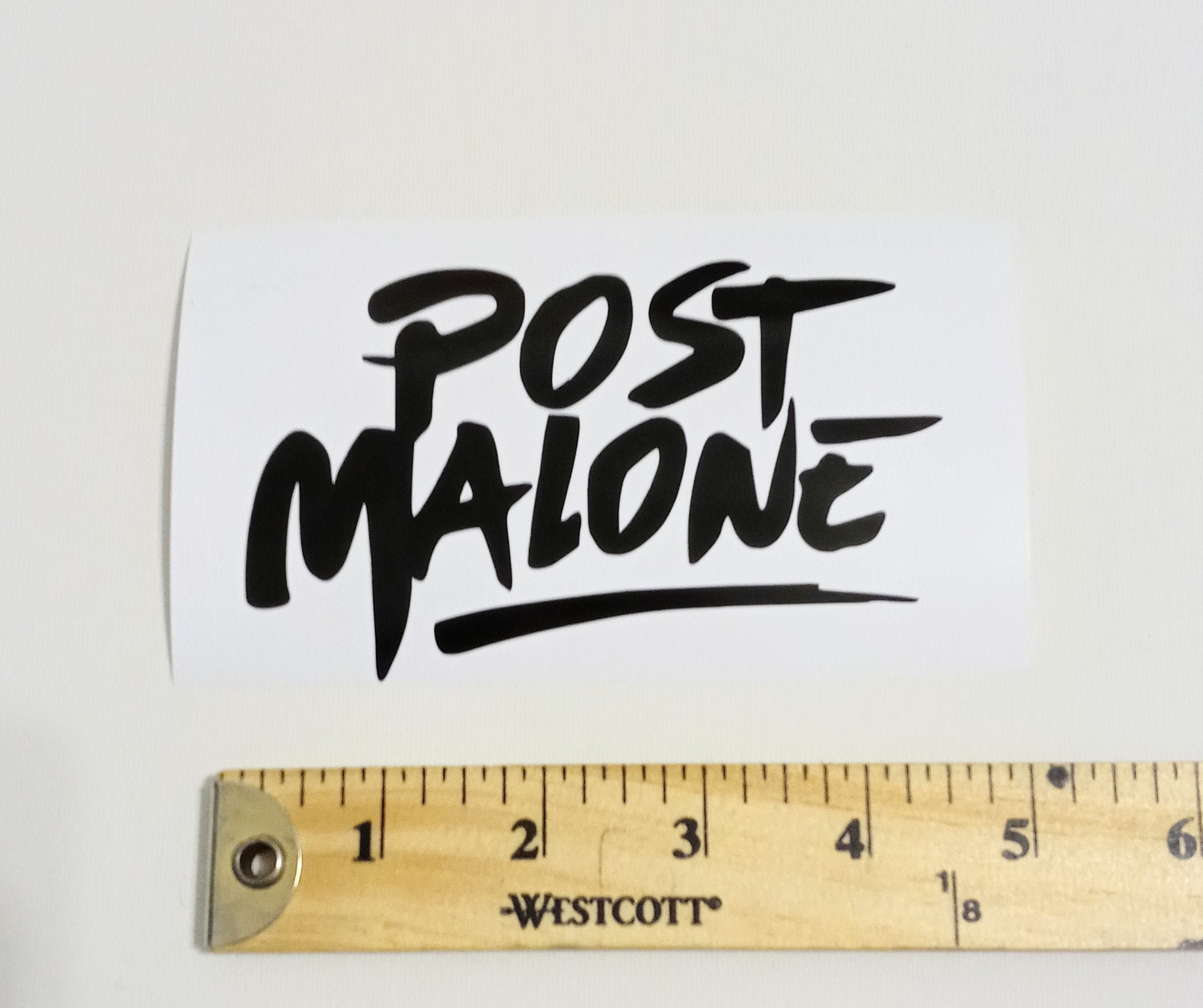 POST MALONE Vinyl Decal Choose from White or Black 4.5 Etsy