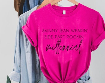 hot pink graphic tee womens