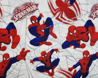 100% Cotton Fabric Camelot Marvel Ultimate Spiderman Spider-Man 100% Cotton Fabric Camelot Marvel Ultimate Spiderman Spider-Man