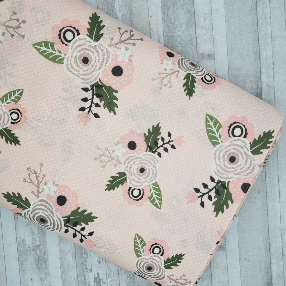 Modern Farmhouse Floral Cotton Fabric Riley Blake fabric Etsy