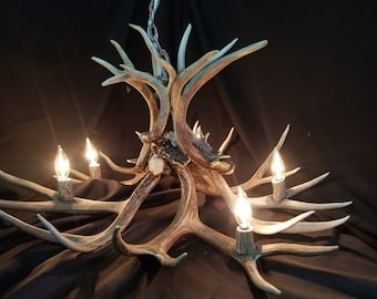 Large Real Antler Chandelier