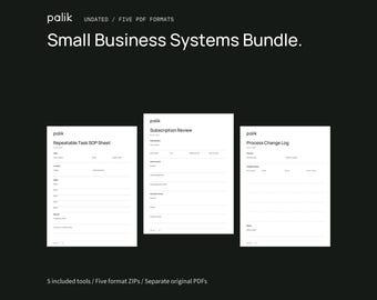 Small Business Systems Bundle