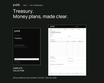Palik Treasury Planner 2027