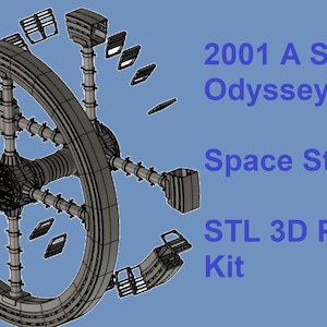 2001 A Space Odyssey Space Station 5 - STL Kit