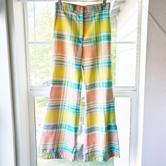 Vintage 1970s Pastel Bell Bottoms | 29