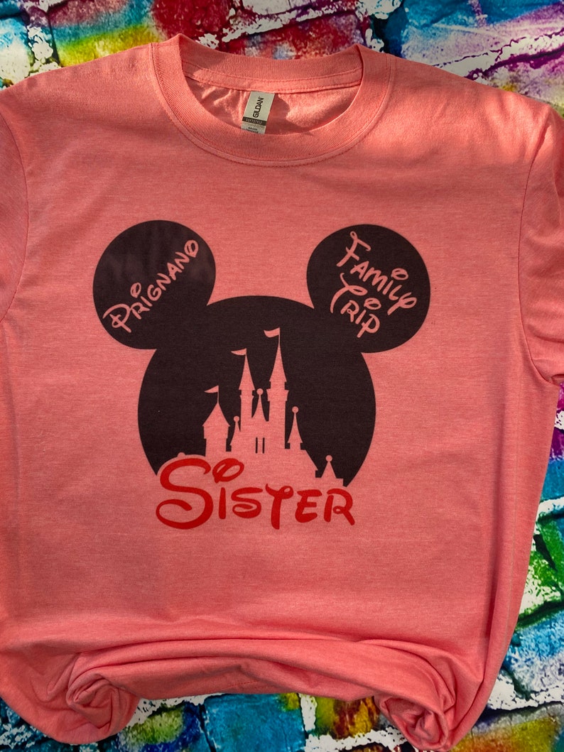 Custom Last Name Mickey Ears Sublimation Tee!