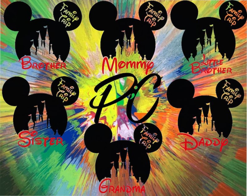 Custom Last Name Mickey Ears Sublimation Tee!