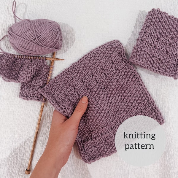 Waterstone Dishcloth Knitting Pattern