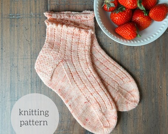 Shortcake Socks Knitting Pattern