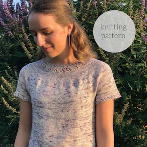 Flower Festival Tee Knitting Pattern