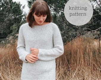 Precipitation Pullover Knitting Pattern