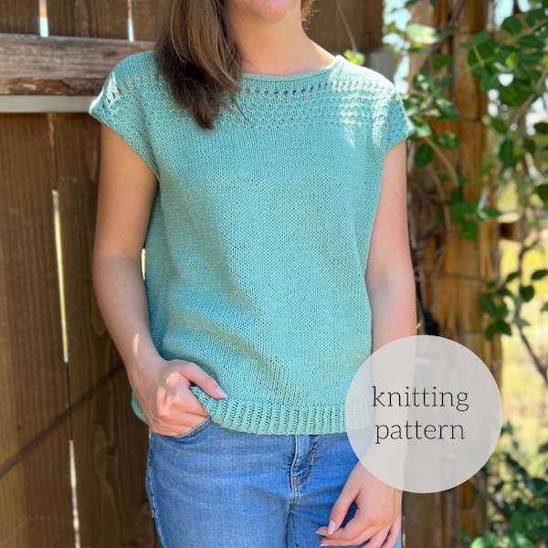 Rainfall Tee Knitting Pattern