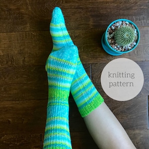 Sandcastle Socks Knitting Pattern