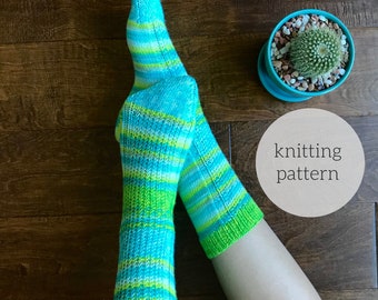 Sandcastle Socks Knitting Pattern