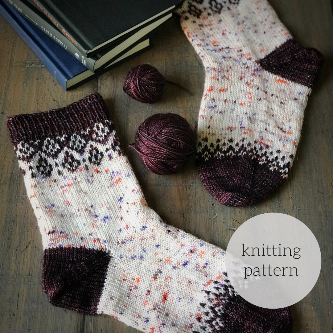 Prism Socks Knitting Pattern - Etsy