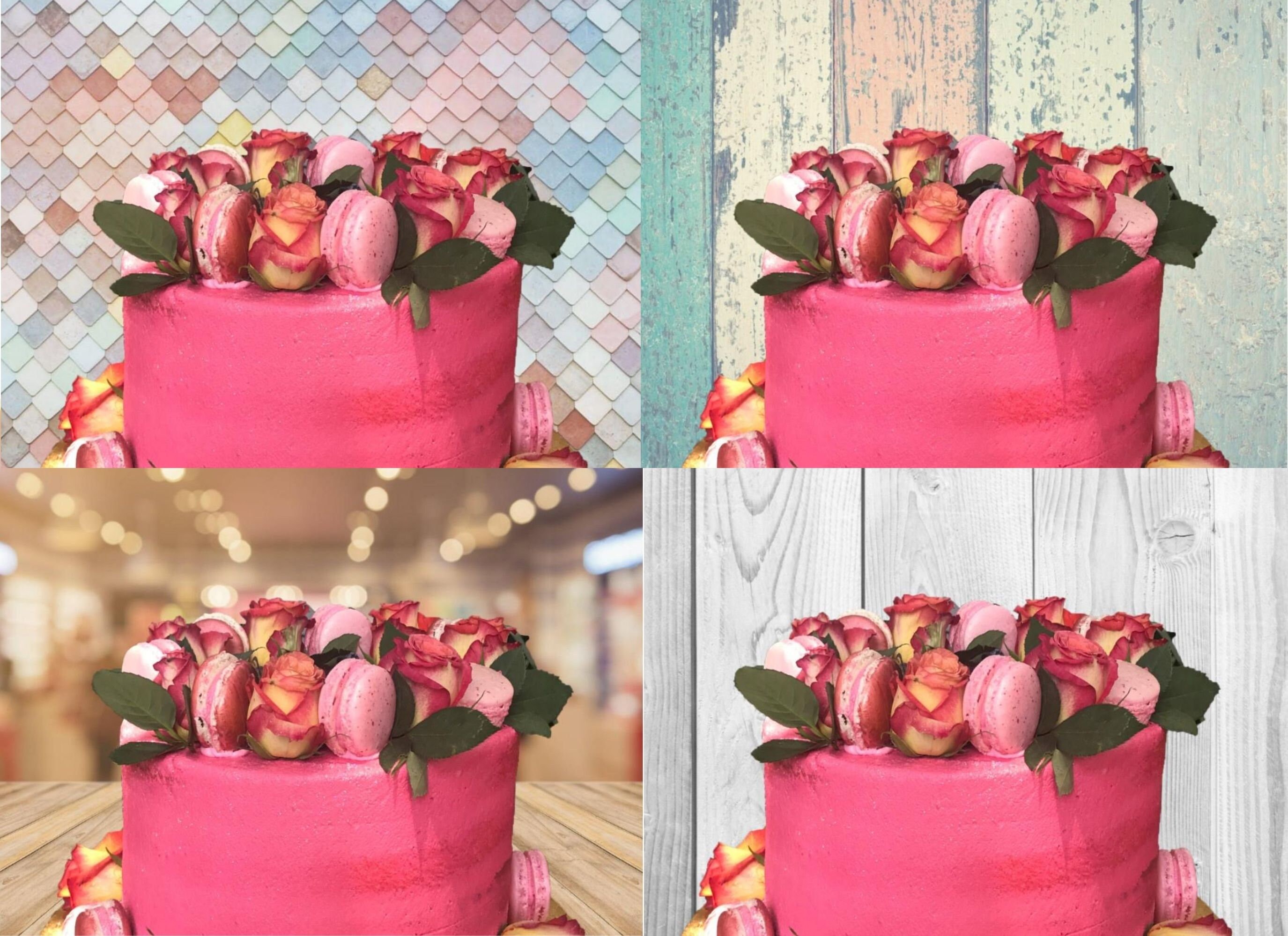 Download Floral Cake Topper Mock Up | Etsy