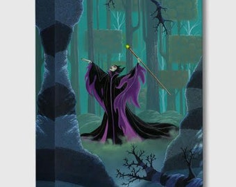 Maleficent Summons the Power Limited Edition Disney Wall Art